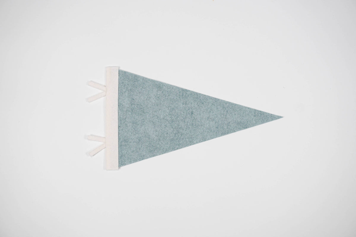 Custom city / state / location pennant: Turquiose / I understand the current lead time for my order