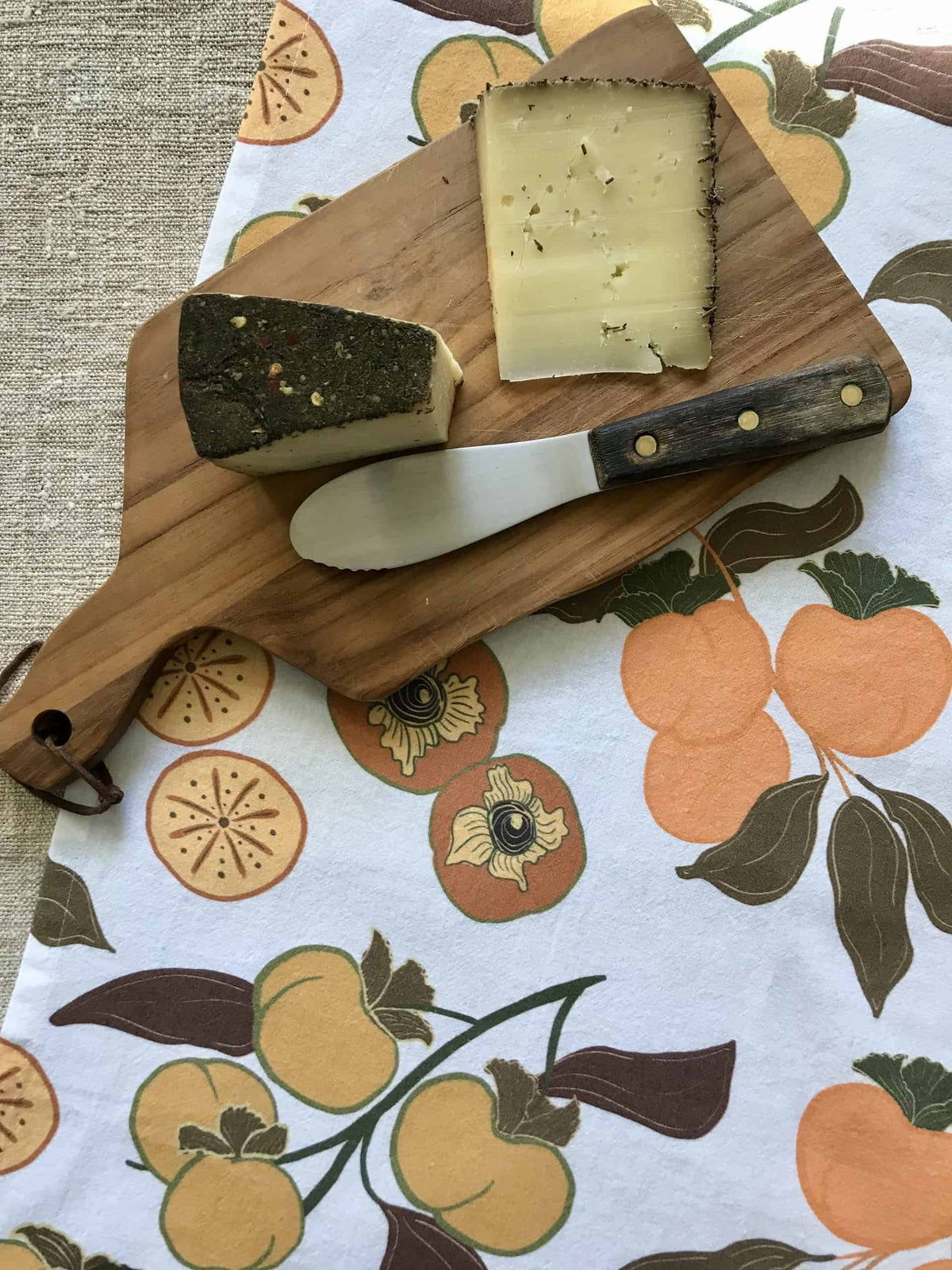 Spiced Persimmon Tea Towel