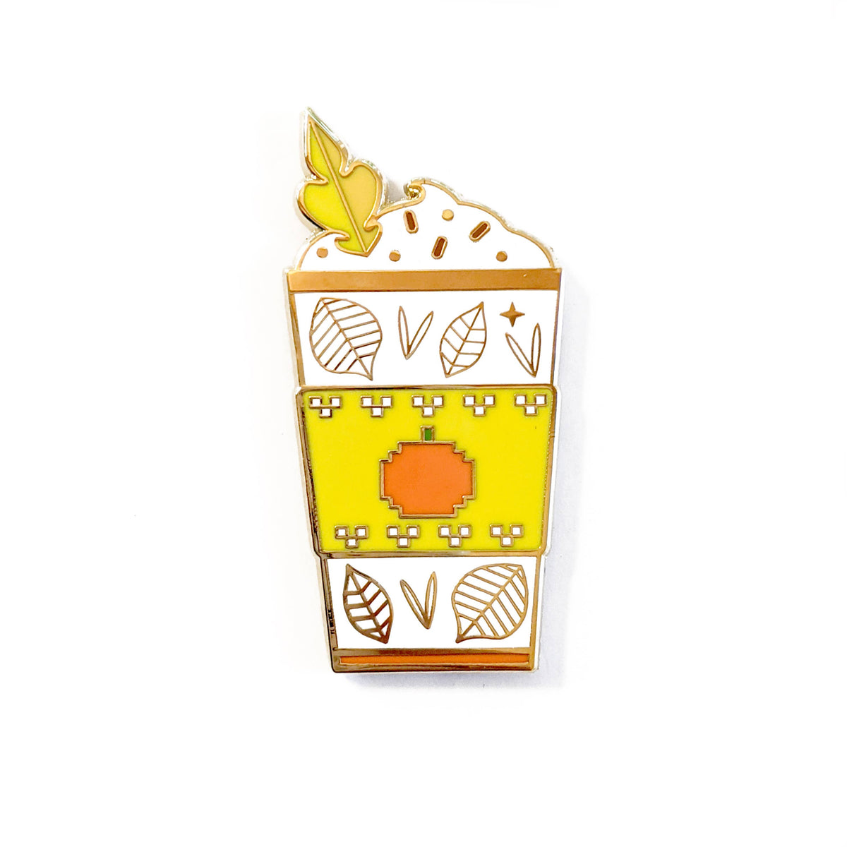 Fall Spice Latte Enamel Pin