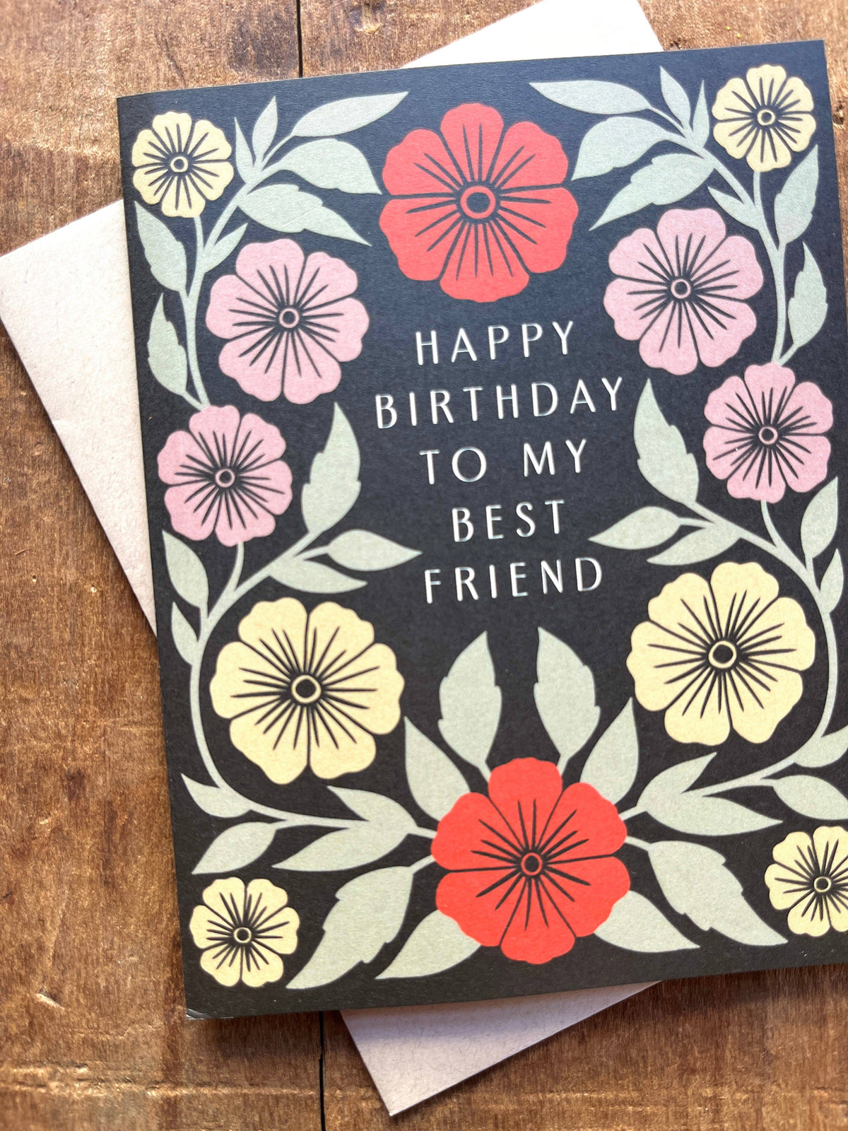 "Happy Birthday to My Best Friend," Greeting Card: Single Card