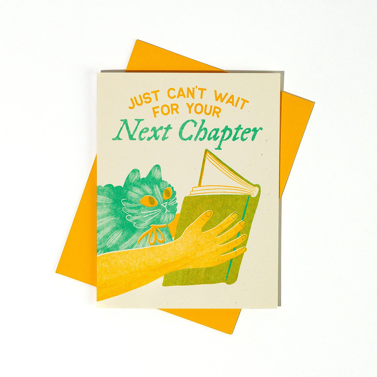 Next Chapter - Risograph Greeting Card