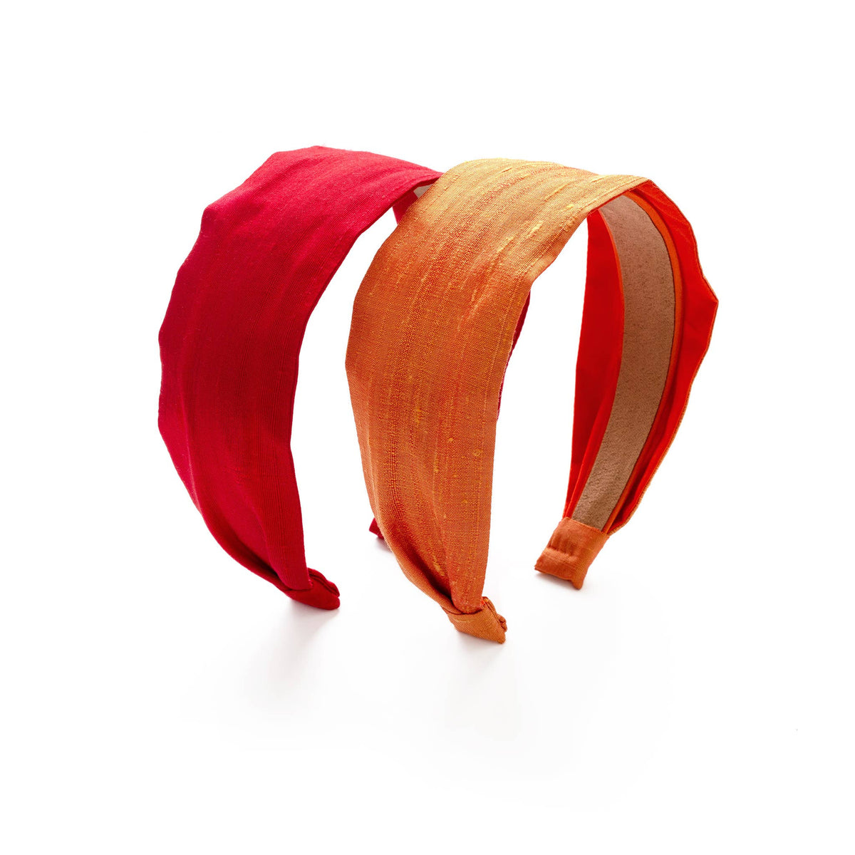 Black Cherry Dupioni Silk 2" Headband
