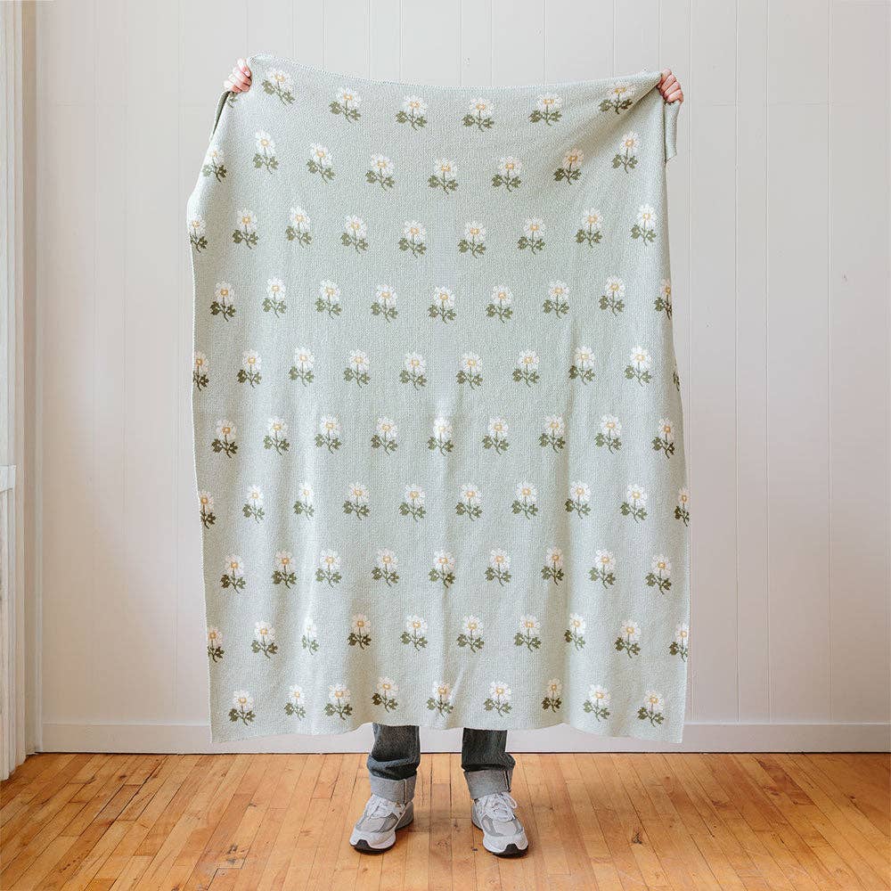 Wildflowers Throw by Max Humphrey