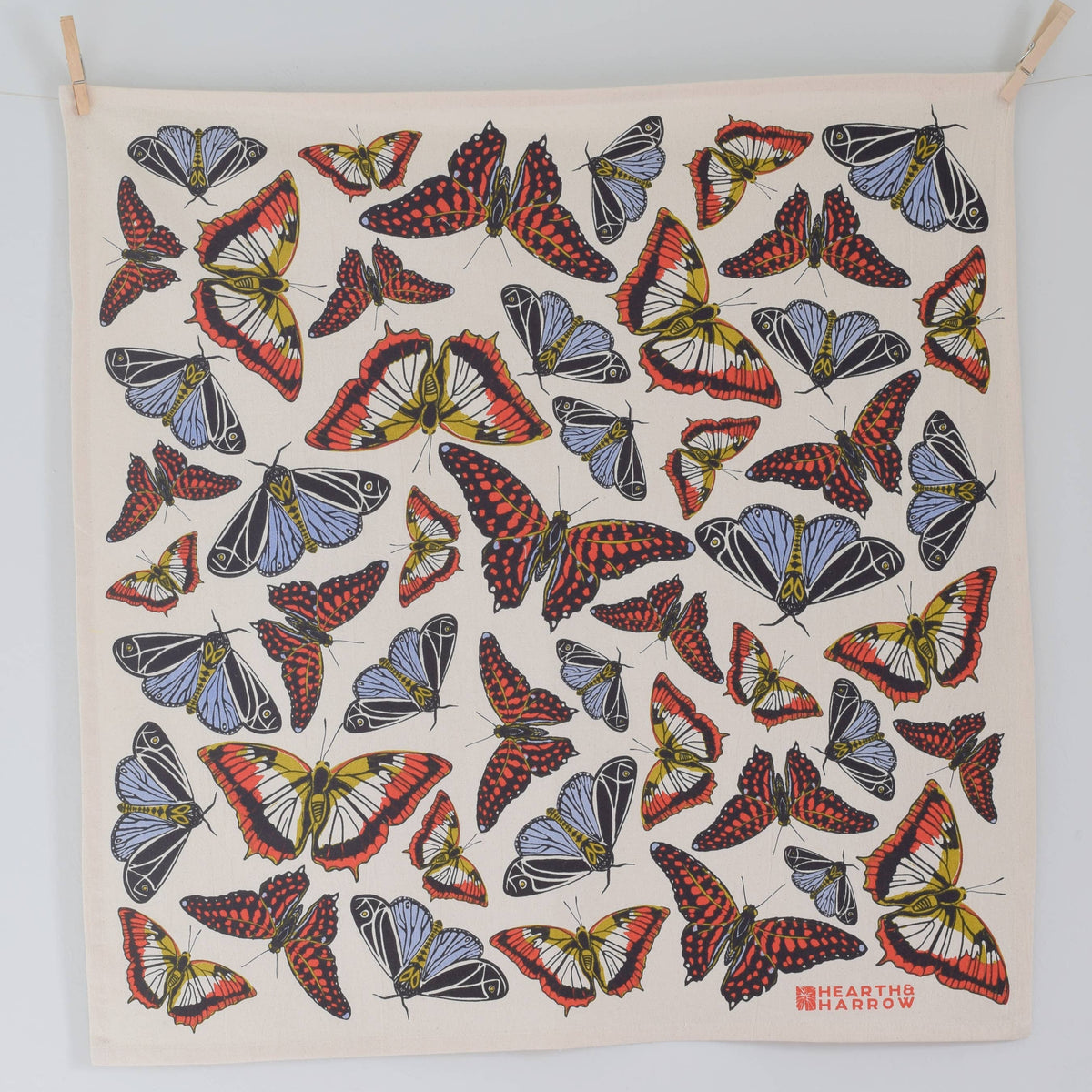 Monarch Butterfly Tea Towel