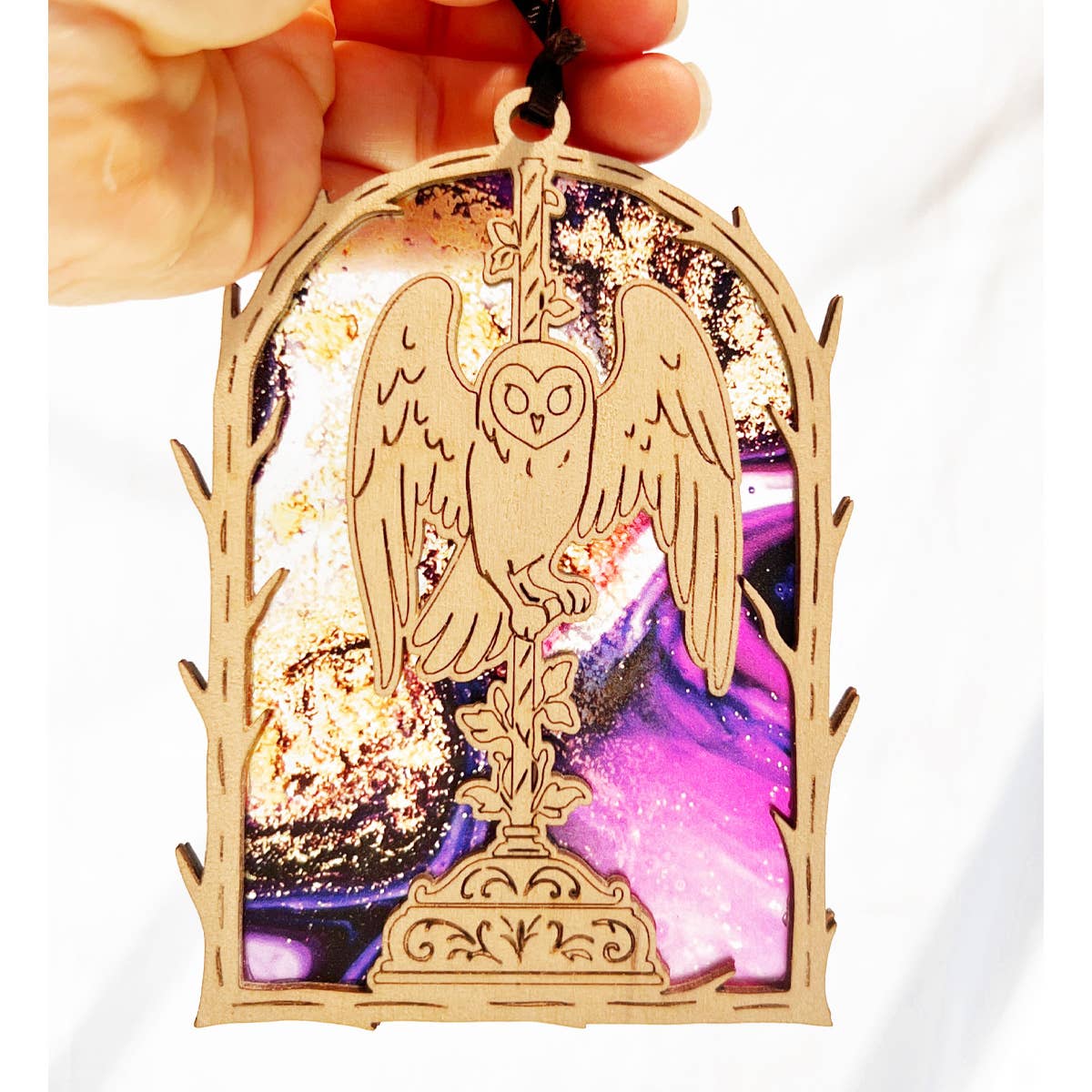 Owl Carousel Ornament Suncatcher