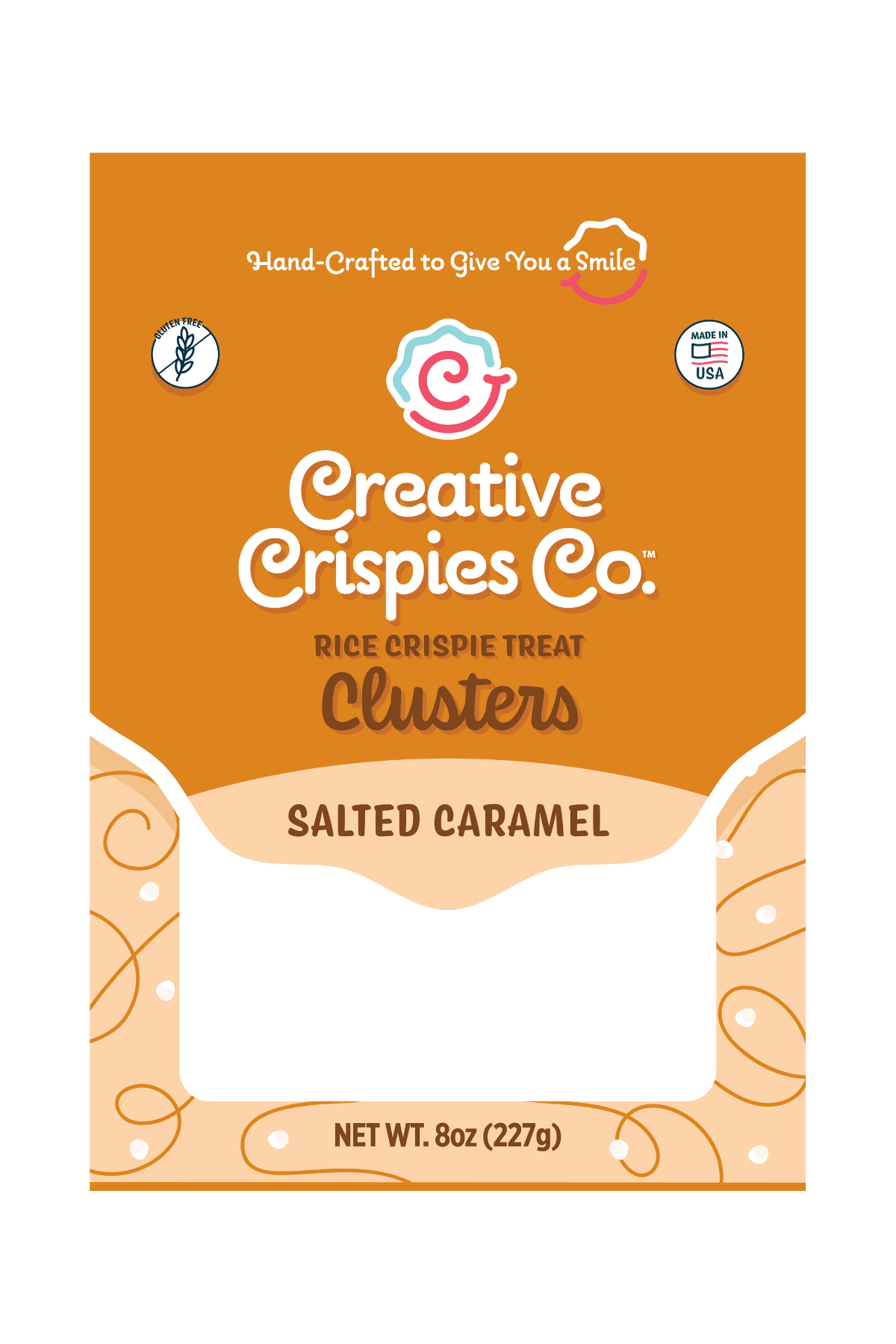 Clusters - Salted Caramel Rice Crispie Mix - Case of 6: 8oz