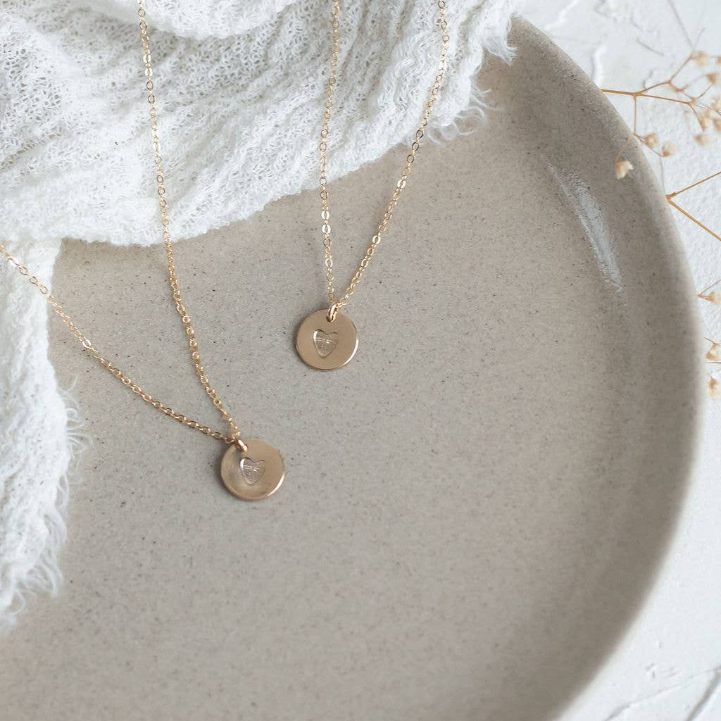 Mother Daughter Necklace Set