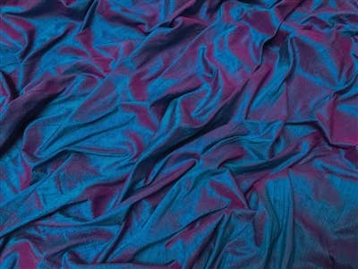 London Blue Dupioni Silk 2" Headband