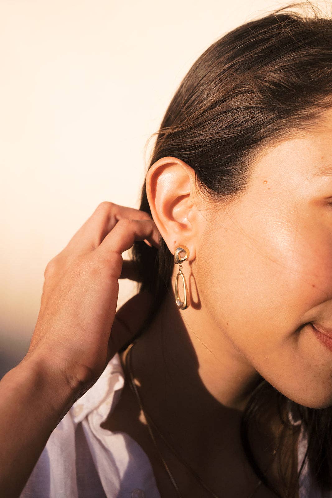 "Rill" Silver Earrings