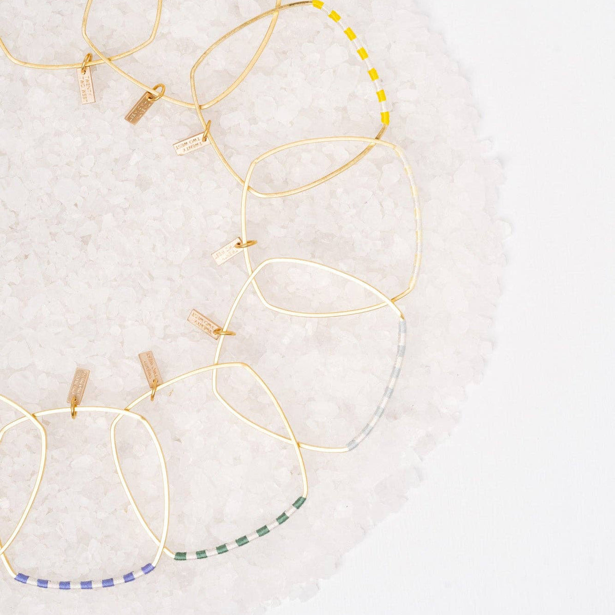 Checkered Square Bangle