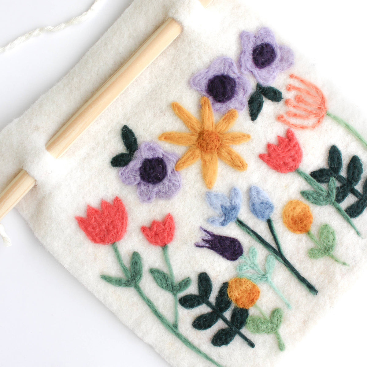 8" x 8" Wildflower Banner Felting Kit