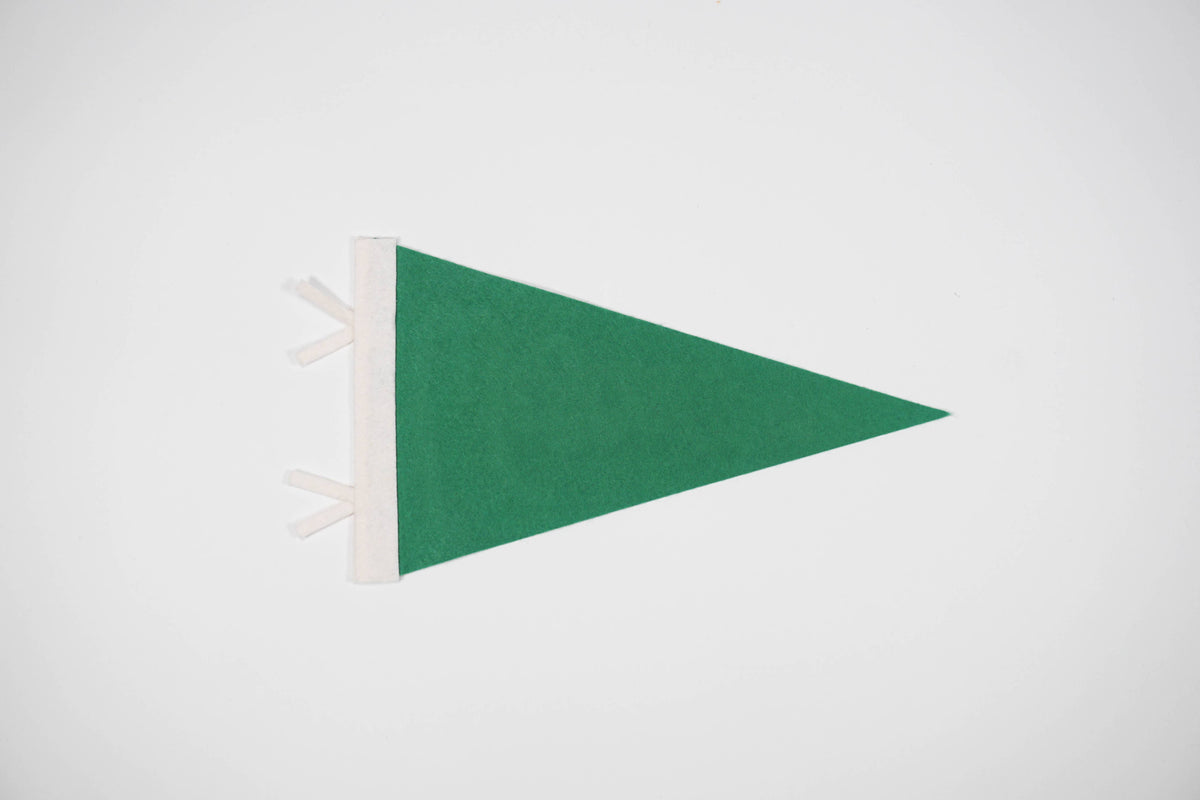 Custom city / state / location pennant: Turquiose / I understand the current lead time for my order