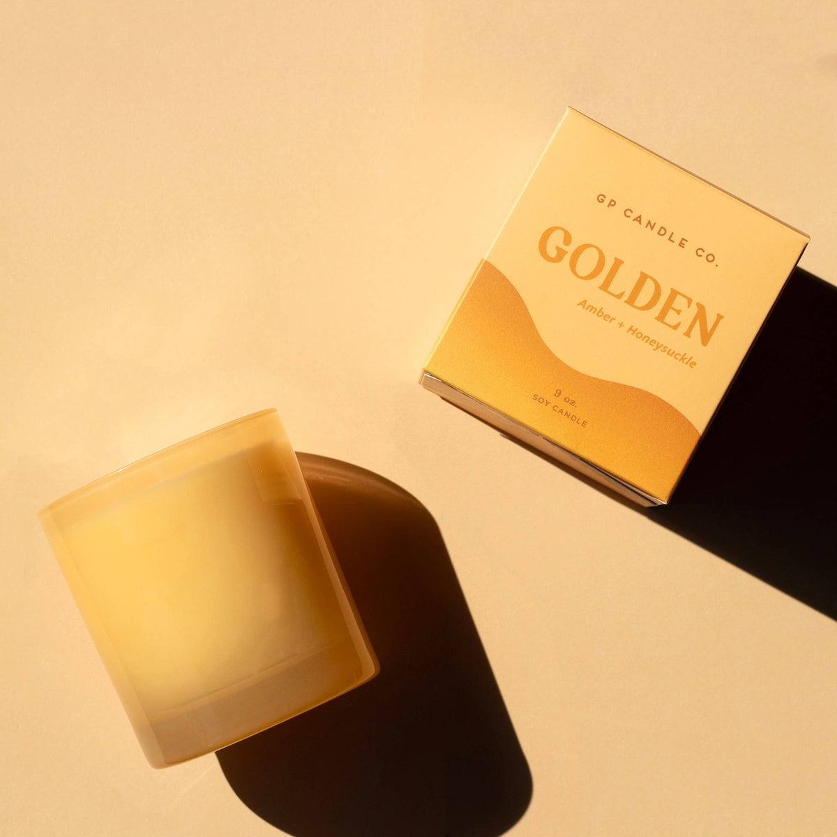 Golden Amber + Honeysuckle Candle (9 oz)