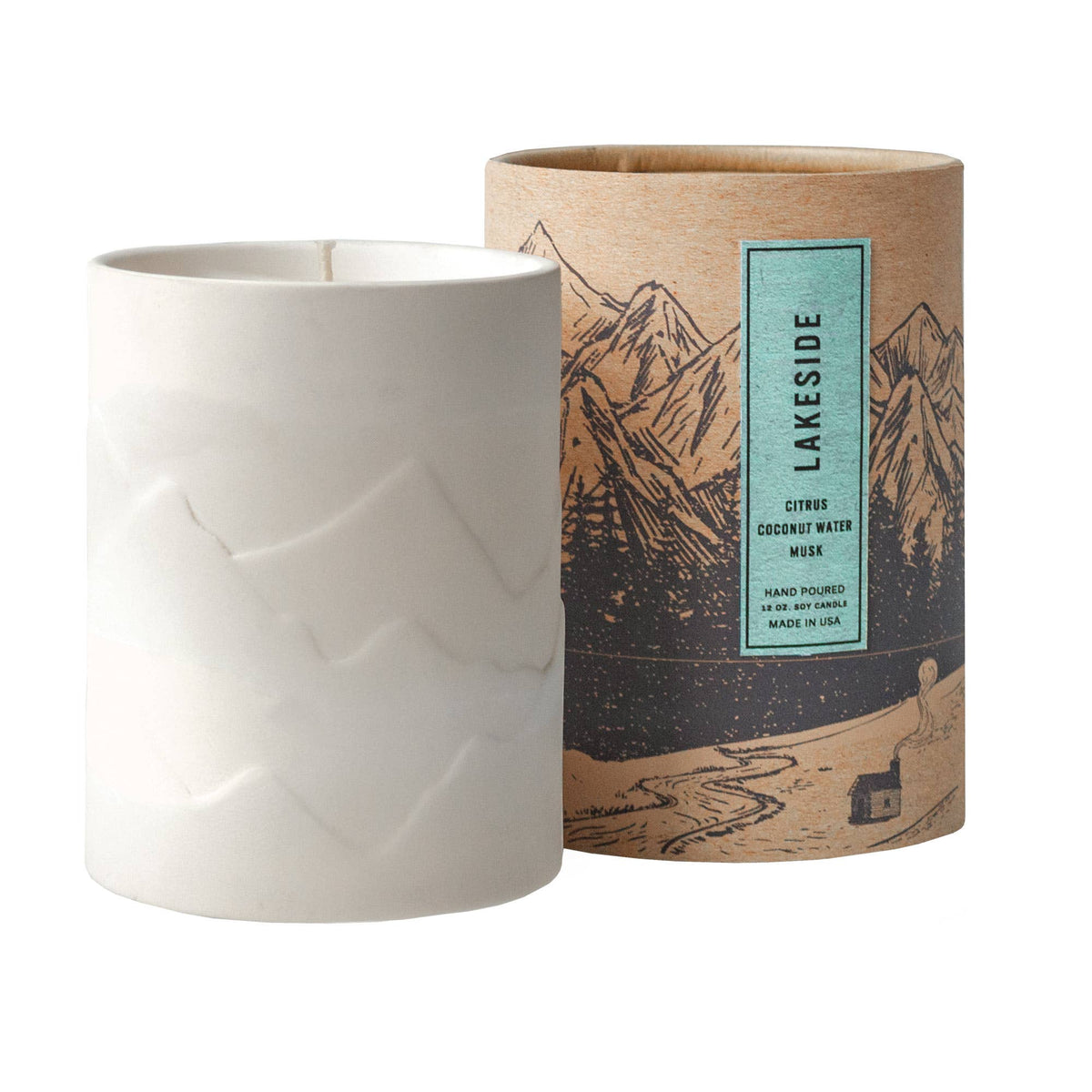 Lakeside Balsam + Feather Mountain Candle