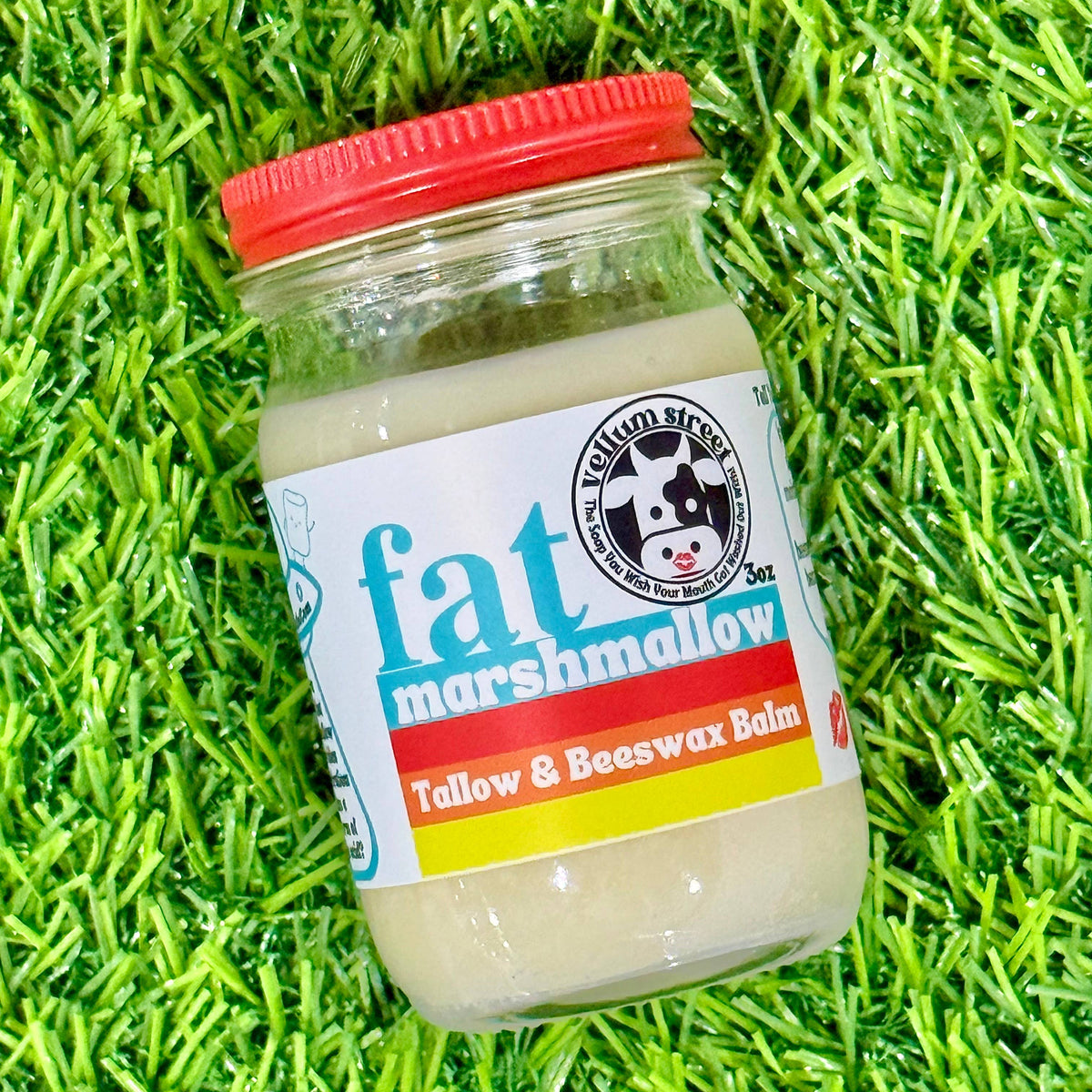 Fat marshmallow Tallow & Beeswax Solid Lotion