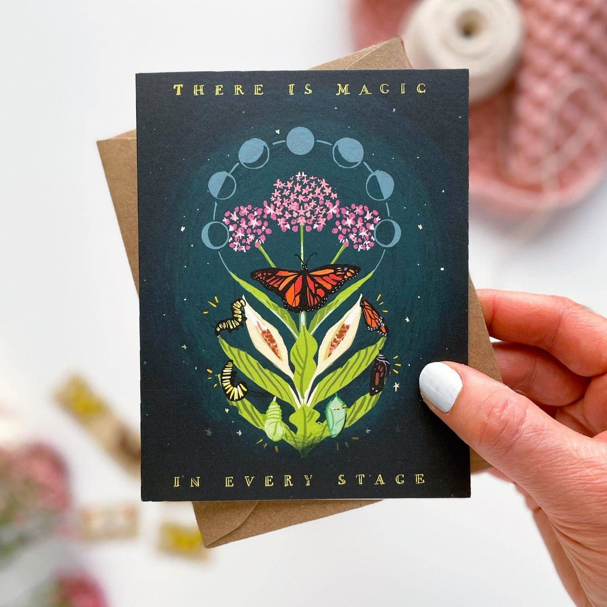 There is Magic in Every Stage — Everyday, Baby, Congrats Card: Eco-friendly card pocket