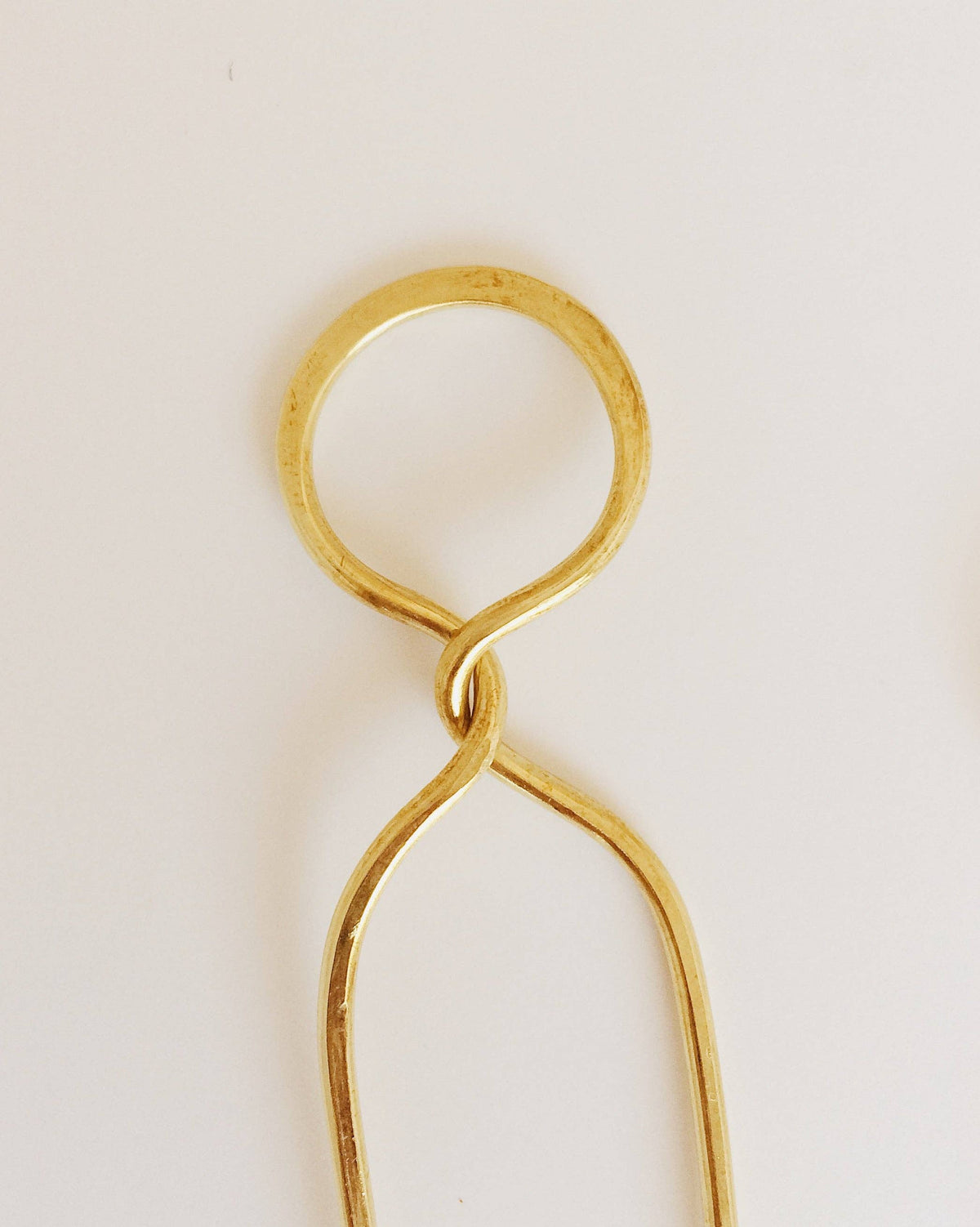 TWIST Bun Pin: Brass / Large