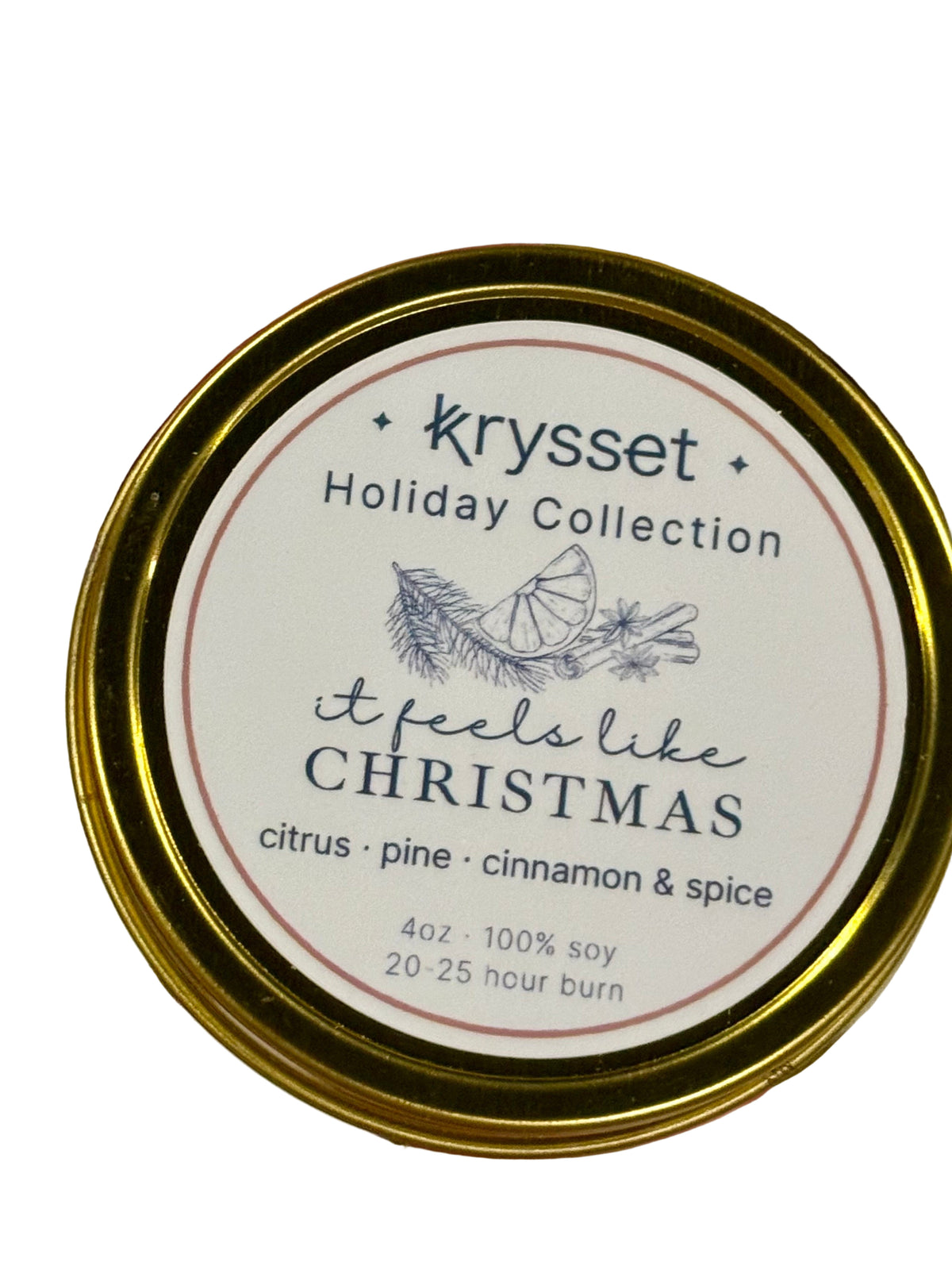 It Feels Like Christmas Candle 4oz