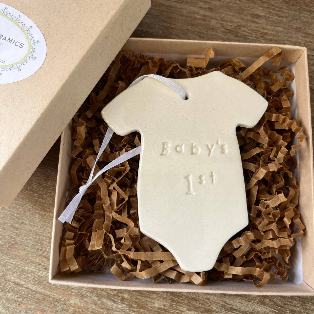 Baby First Christmas Onesie Ornament