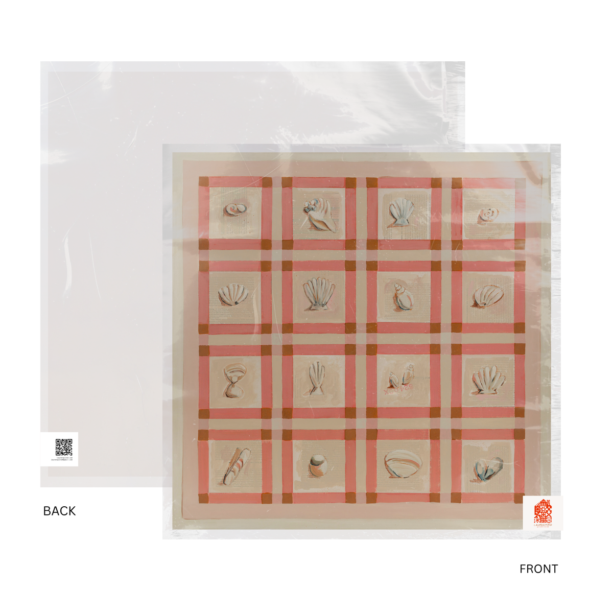 Seashells Quilt Art Print