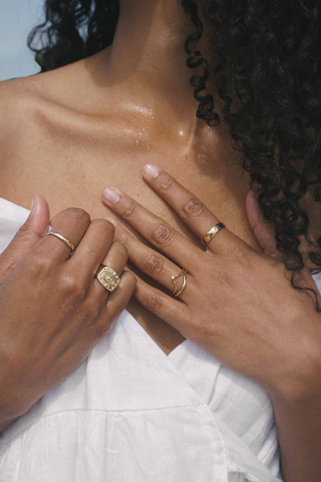 Lone Eye Signet Ring with Turquoise