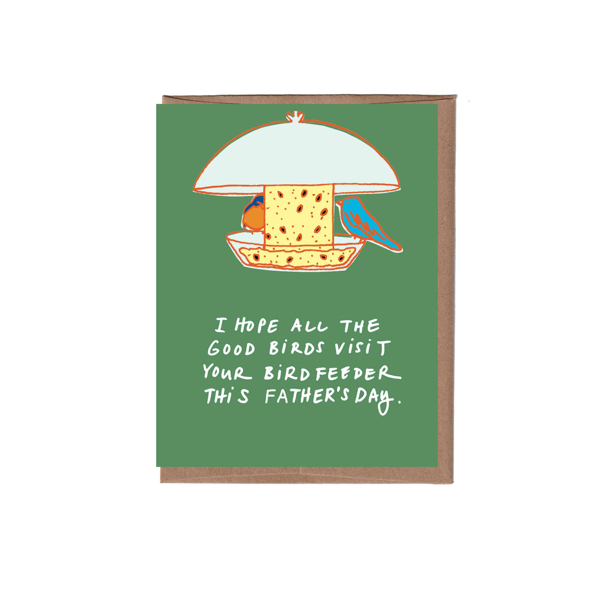 Bird Feeder Father's Day Card