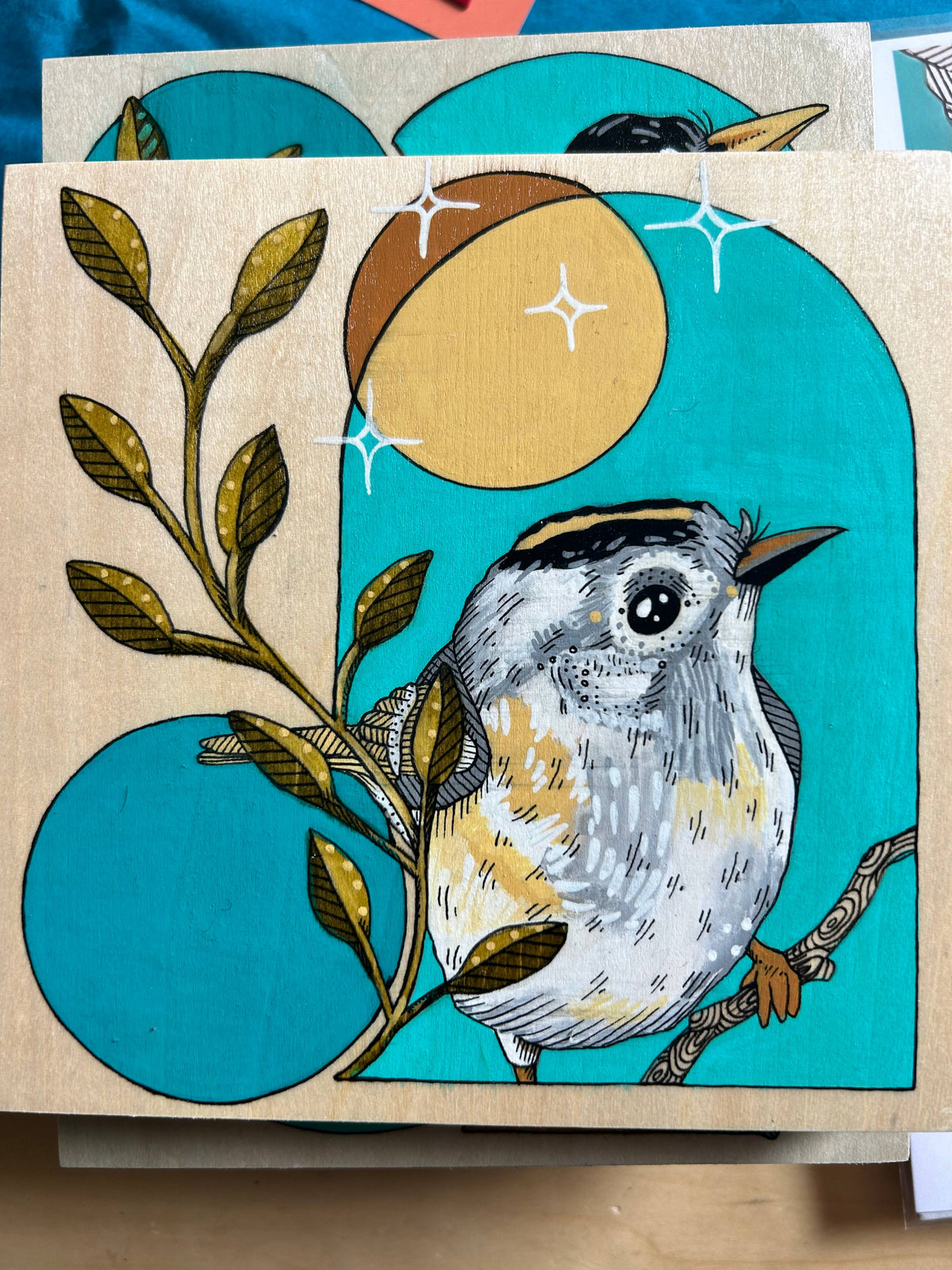 Original Bird Paintings Mini (2.5”x3.5”)