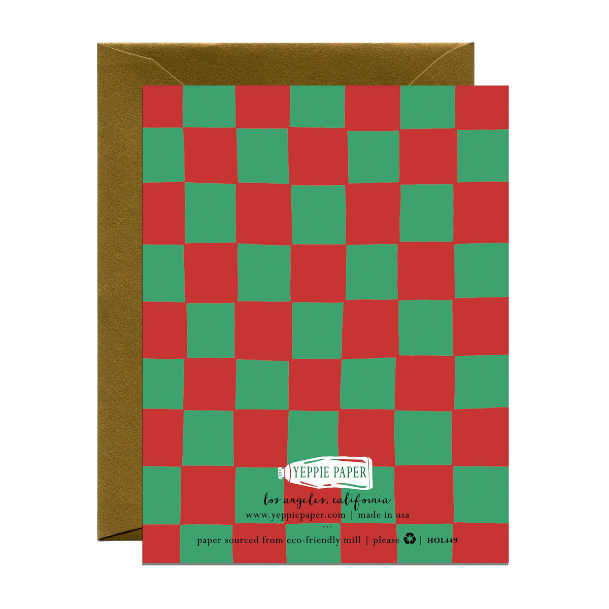 Funky Elves & Santa Holiday Card