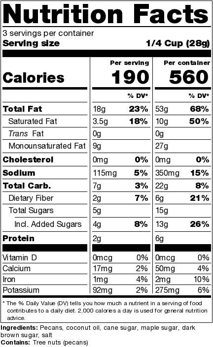 Sweet & Salty Pecans