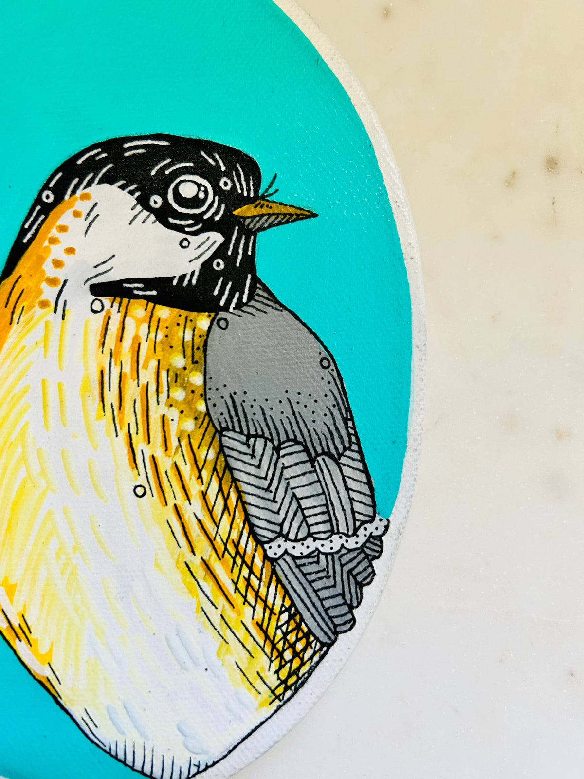 Original Bird Paintings Mini (2.5”x3.5”)