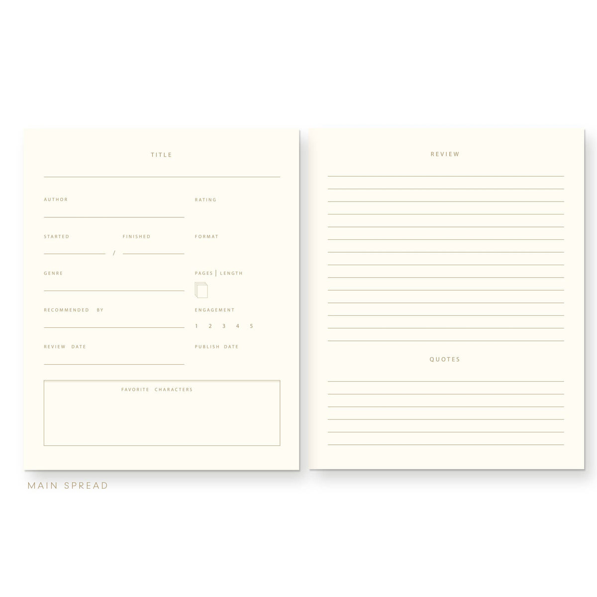 Books Are Magic: Book Log Reading Journal