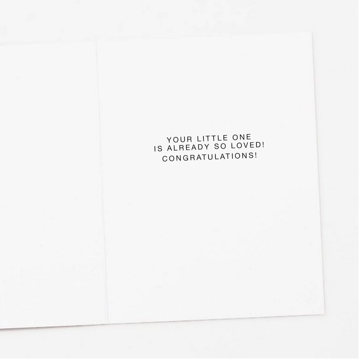 Smallest Things New Baby Greeting Card