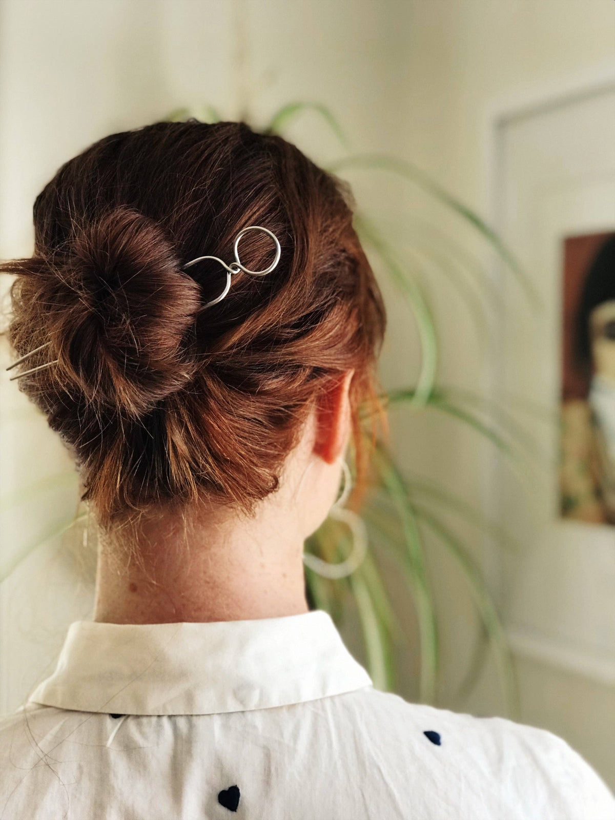 TWIST Bun Pin: Brass / Large