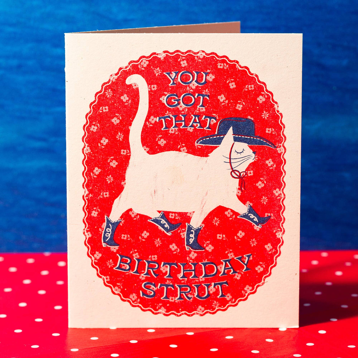 Birthday Strut Birthday Card