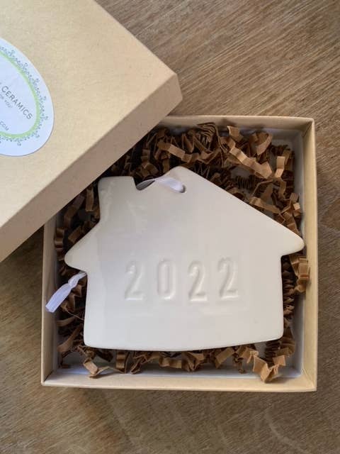 New Home 2024 Ceramic Christmas Ornament