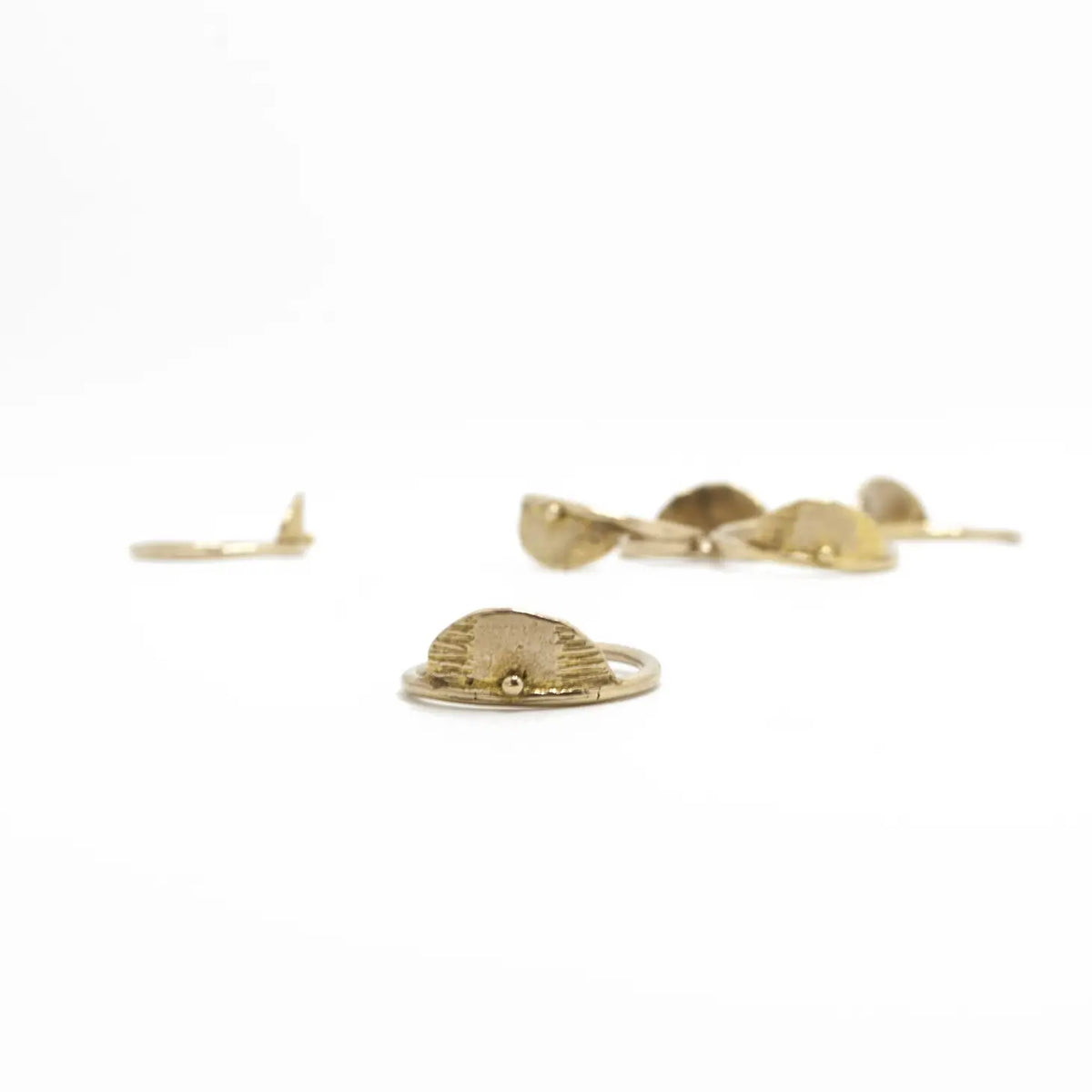 Brass Dot Dash Dash Ring