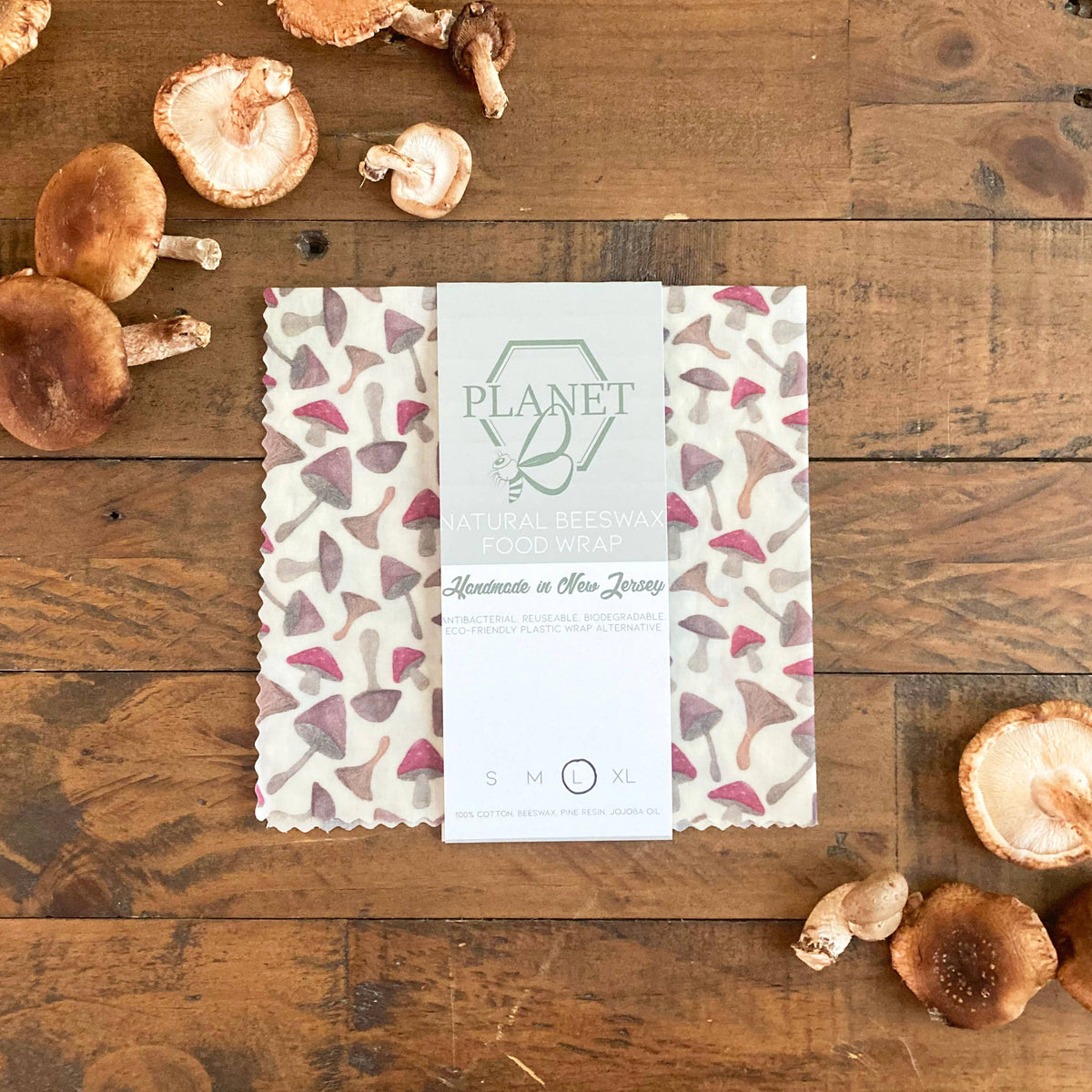 Beeswax Wraps - Mushrooms