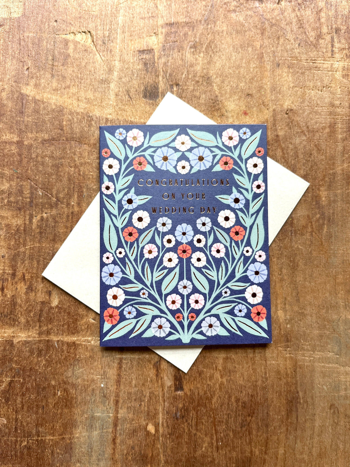 "Congratulations on Your Wedding Day," Greeting Card: Single