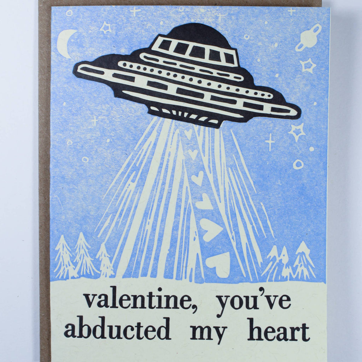 UFO Valentine Card