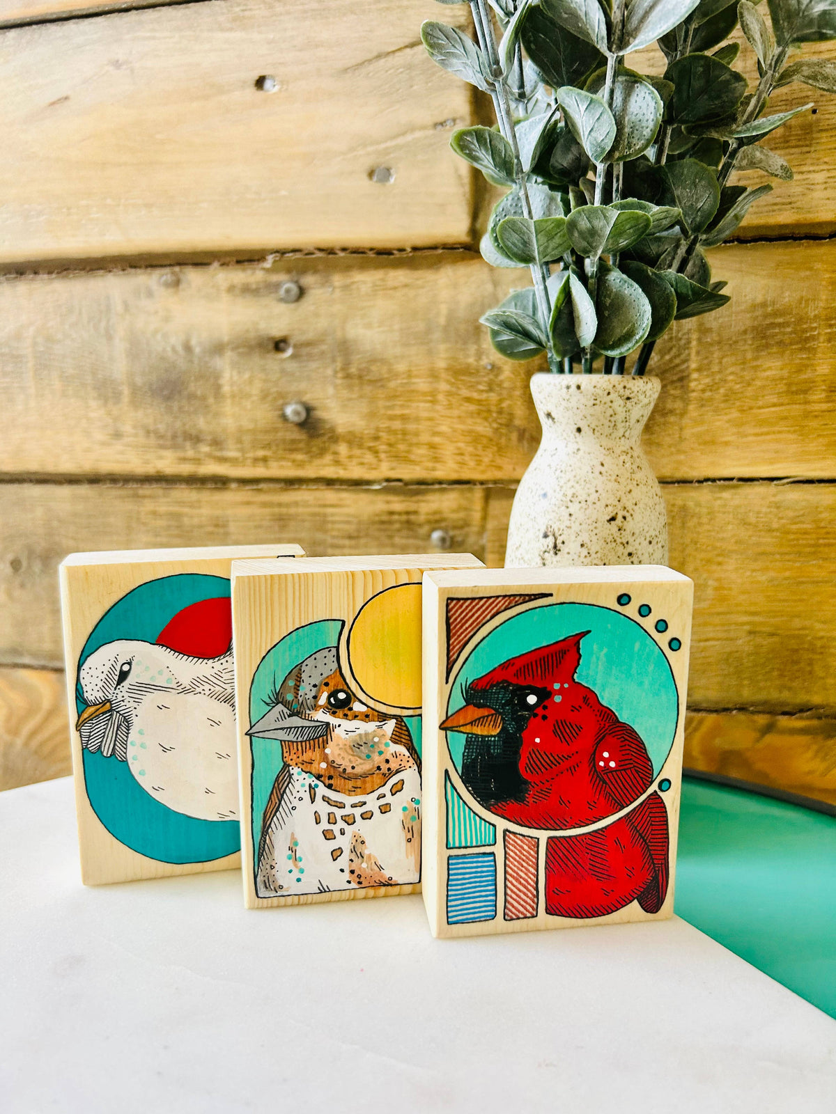 Original Bird Paintings Mini (2.5”x3.5”)