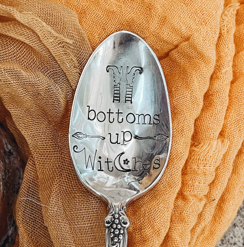 Bottoms Up Witches Spoon