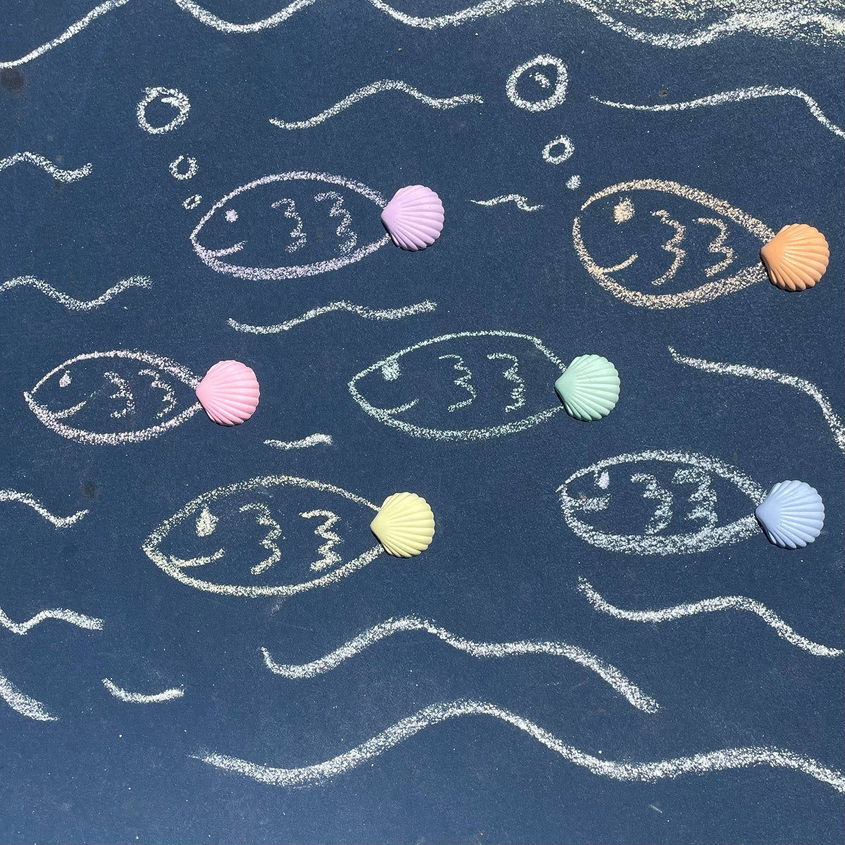 Assorted Sally's Seashells Handmade Sidewalk Chalk