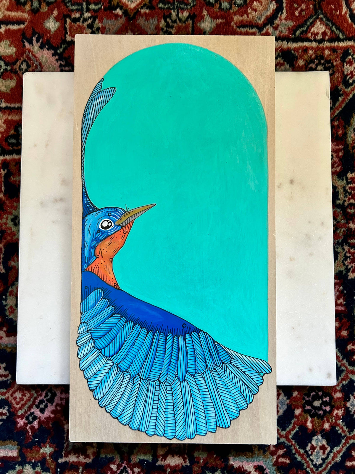 Original Bird Paintings Mini (2.5”x3.5”)