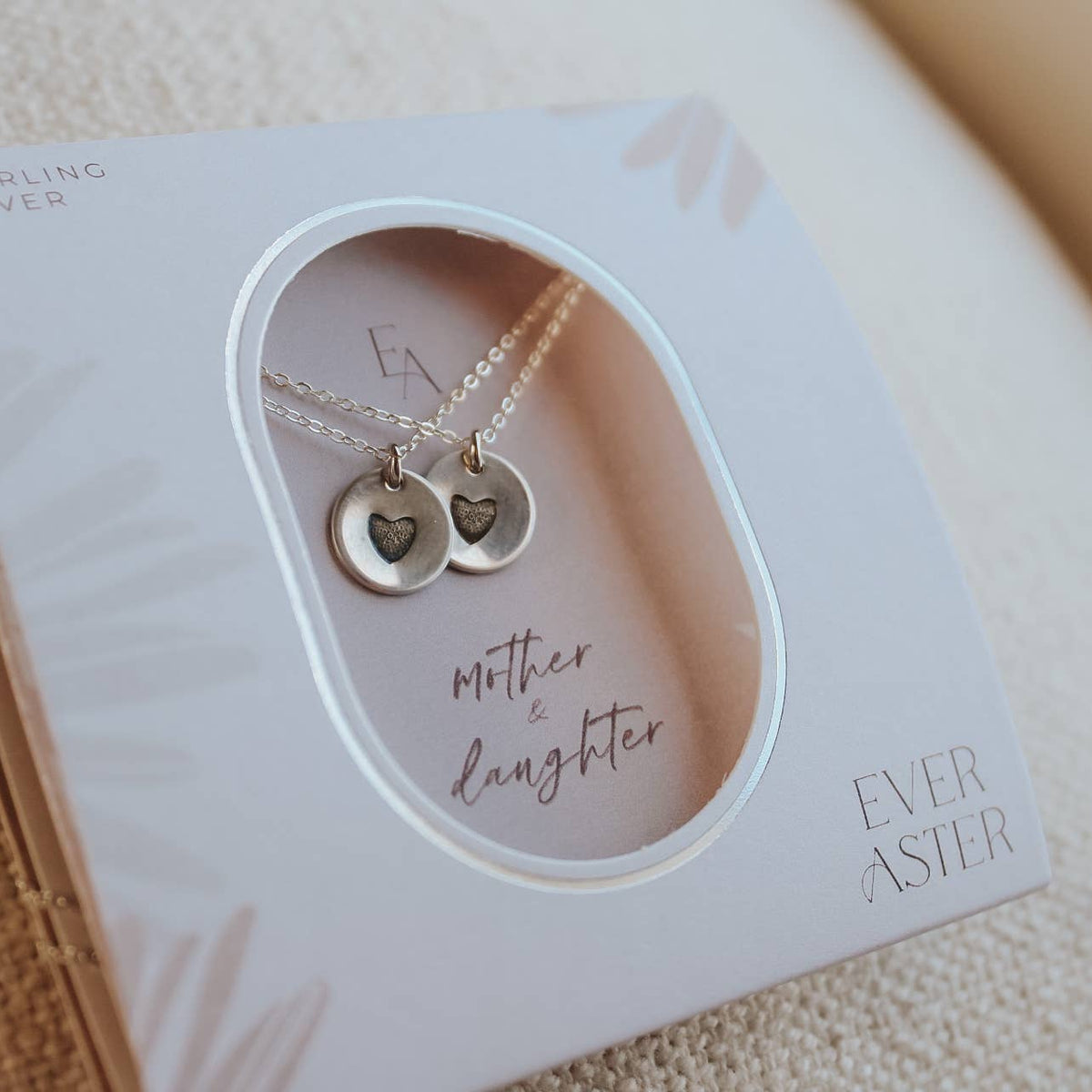 Mother Daughter Necklace Set