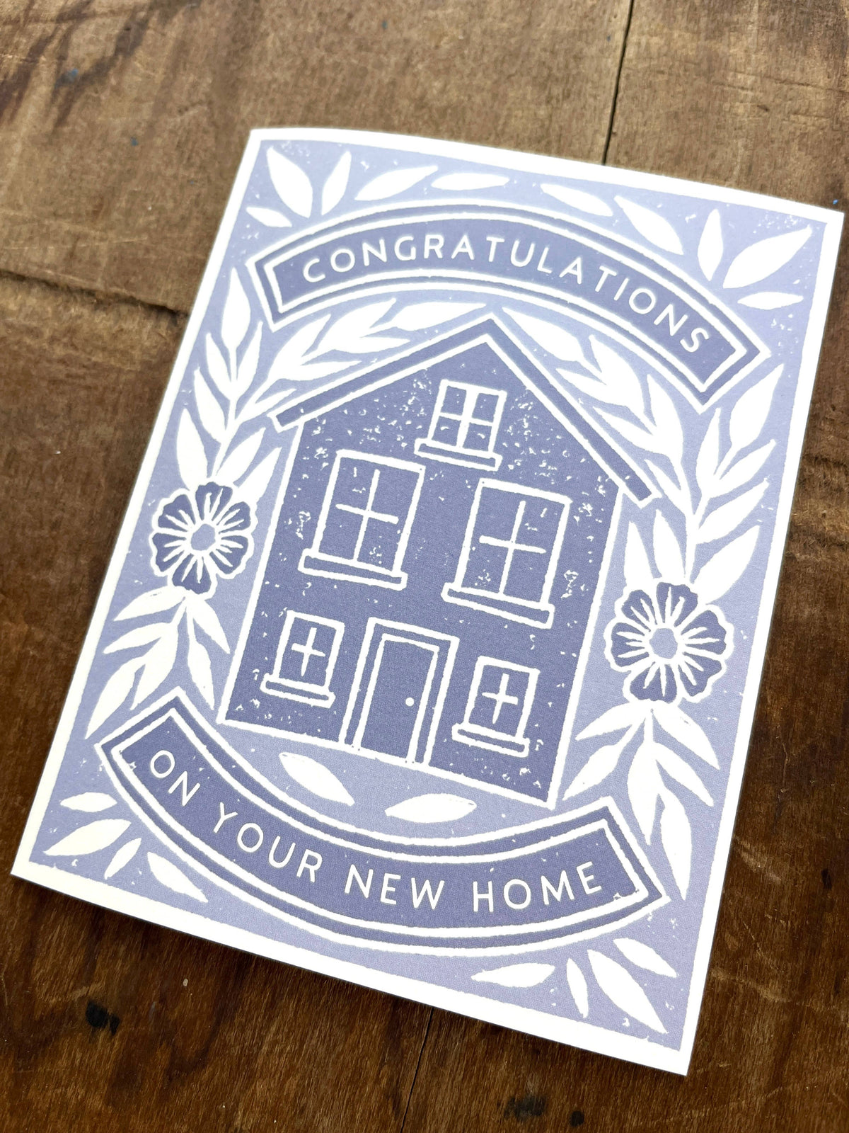 "Congratulations On Your New Home," Greeting Card: Single Card