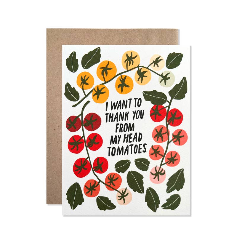 Thank you To-ma-toes
