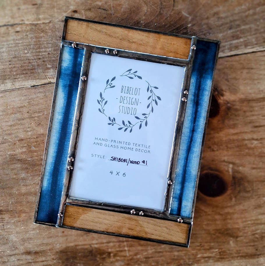 Frame Shibori/Wood: 5 x 7