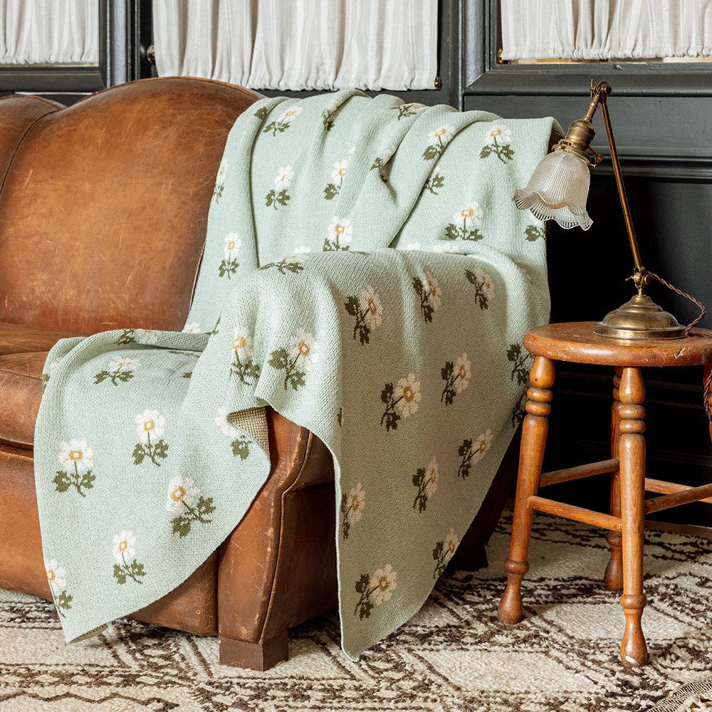 Wildflowers Throw by Max Humphrey