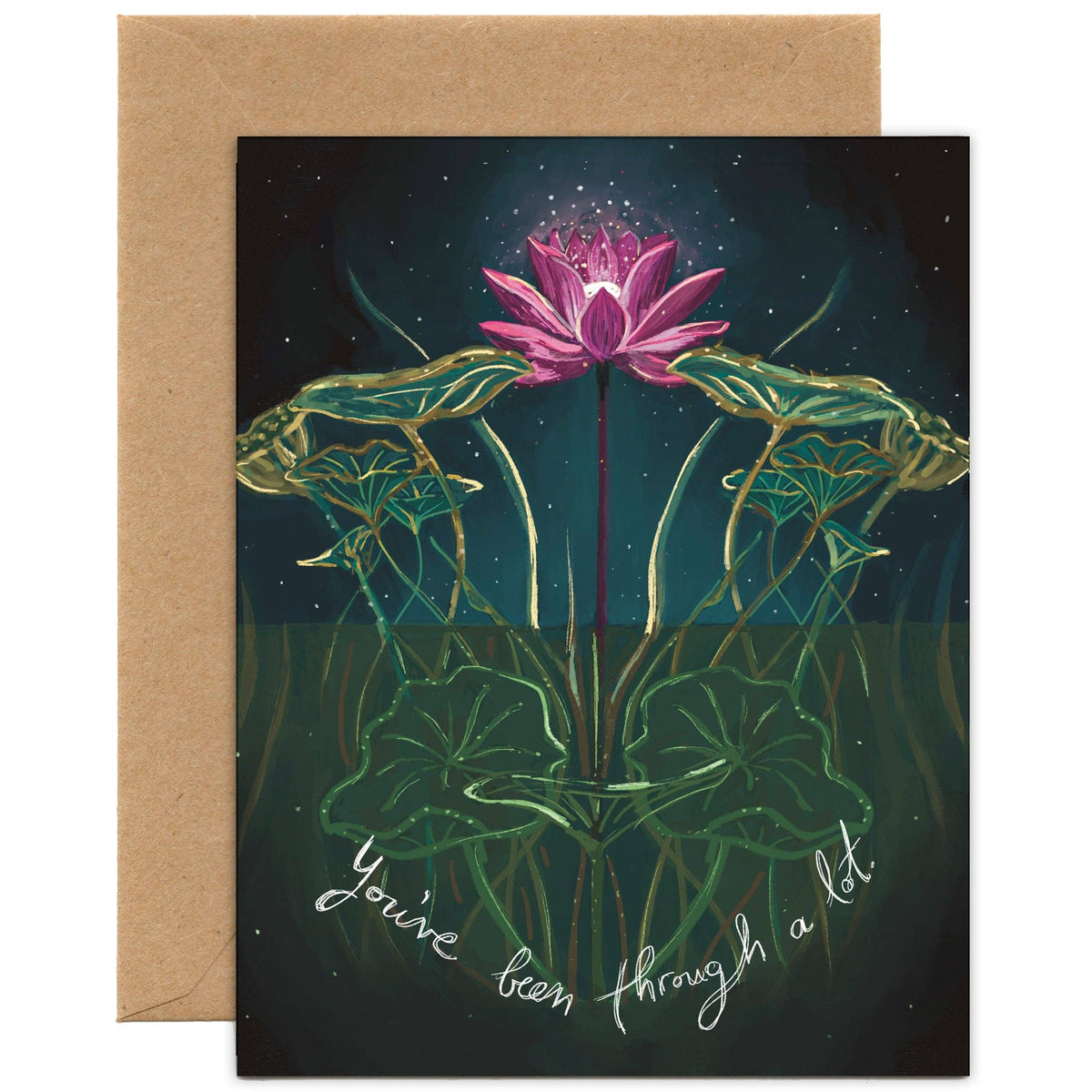 You've Been Through a Lot — Sympathy, Encouragement Card: Eco-friendly card pocket