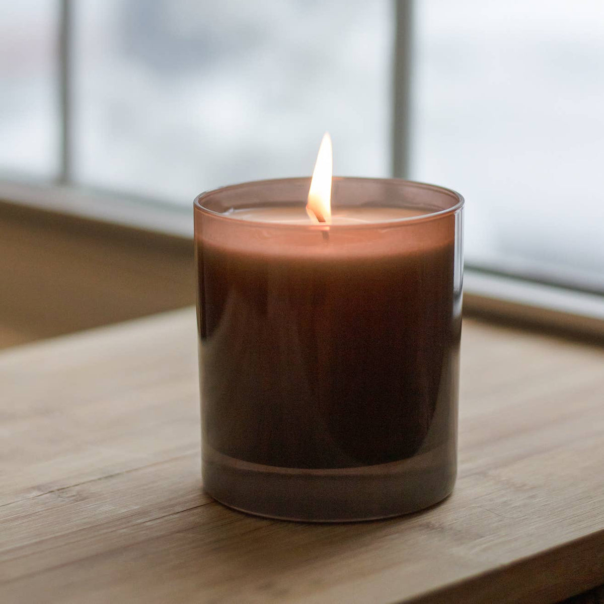 Sanctuary Leather + Incense Candle